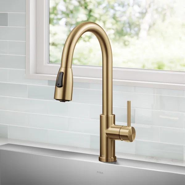KRAUS+Coda+2-Function+Single+Handle+Pull+Down+Kitchen+Faucet+In+Spot-Free-106899901